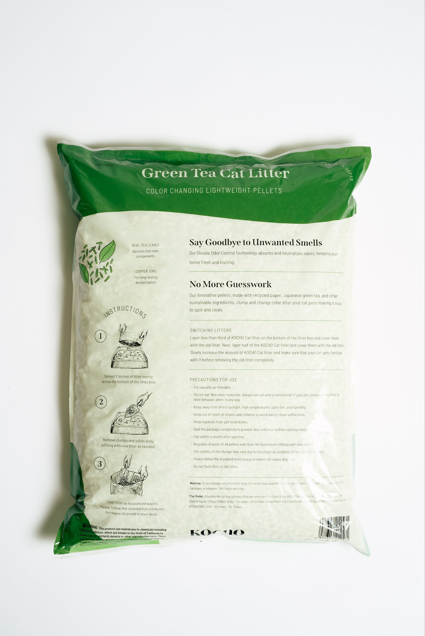 Green Tea Cat Litter