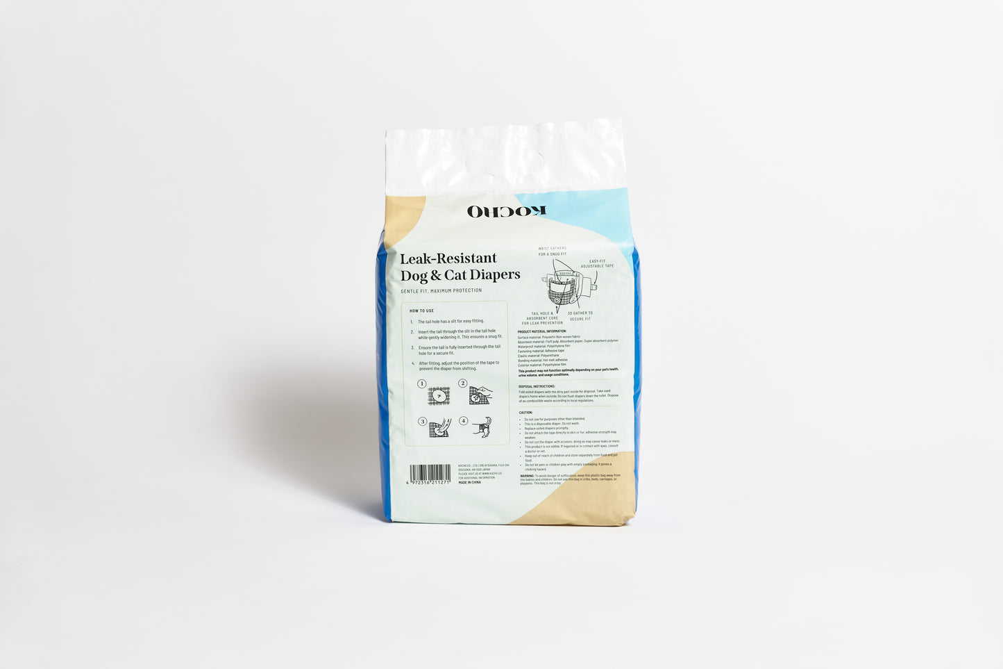 KOCHO Leak-Resistant Dog & Cat Diapers